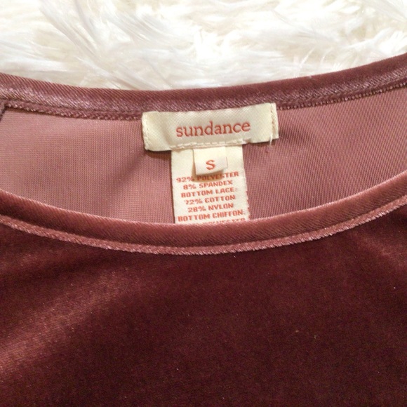 Sundance Velvet Grace Lace Top Lagen Utah Southwestern Boho Rose Lagenlook West - Picture 4 of 4